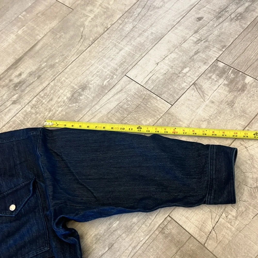 MICHAEL KORS‎  Cropped Deni Jacket Size XL - Picture 12 of 12